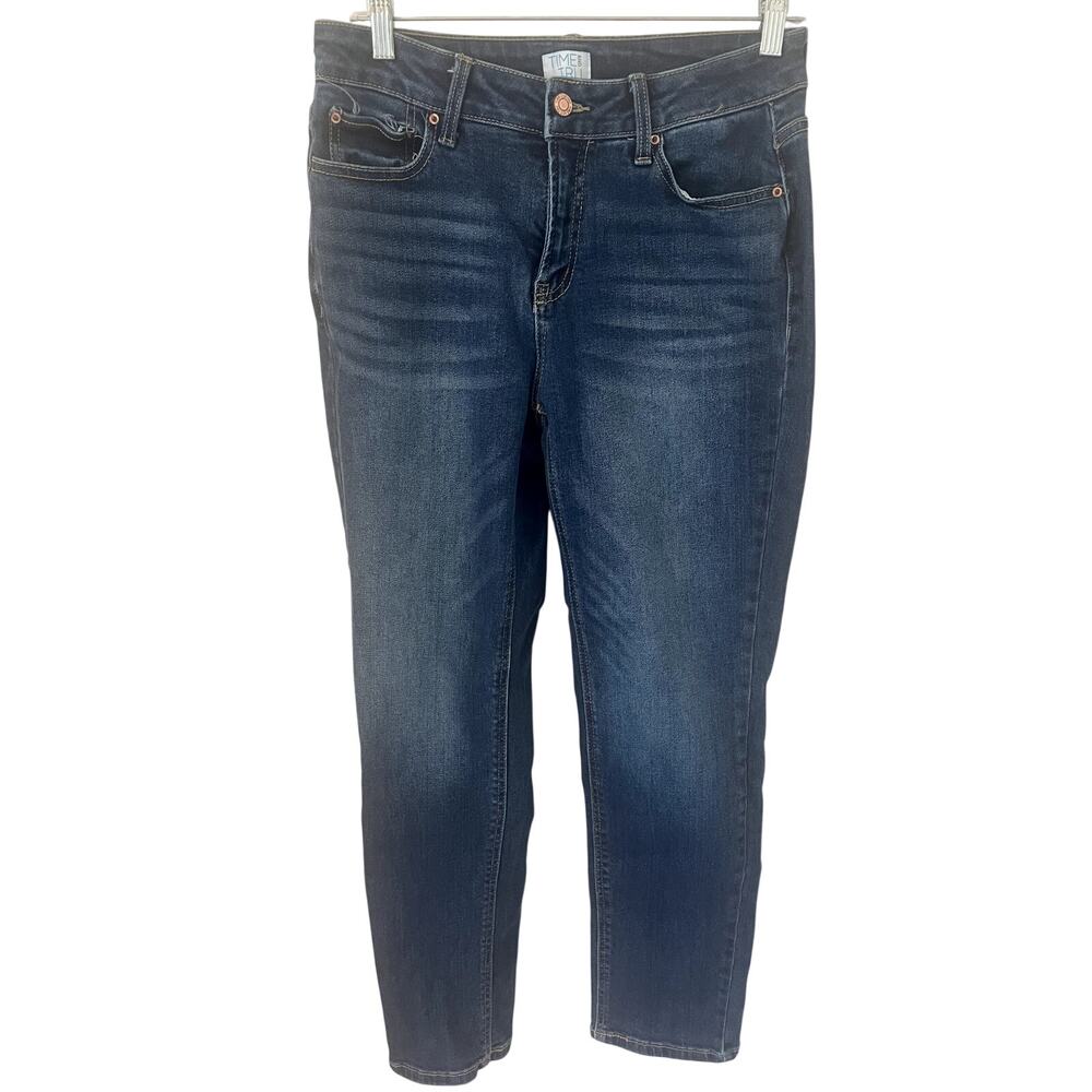 Time and True 5 Pocket Blue Jeans Sz 8